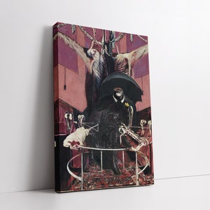 Francis Bacon Peinture 1946-Francis Bacon, Décor de bureau à domicile, Décoration murale moderne, Art surréaliste, art sur toile, Impression jet d'encre, Tailles personnalisées disponibles Stretched Canvas