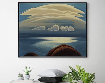 lauren_harris_10-Lawren Stewart Harris,office decor, geometric abstractions,the Group of Seven,Canadian landscape art,Custom sizes available