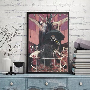 Francis Bacon Peinture 1946-Francis Bacon, Décor de bureau à domicile, Décoration murale moderne, Art surréaliste, art sur toile, Impression jet d'encre, Tailles personnalisées disponibles image 1