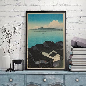 suruga kozumach-Kawase Hasui,Home office decor,Kawase Hasui Print,Japanese Print ,Ukiyo-e Poster,Wall Art poster,Custom sizes available