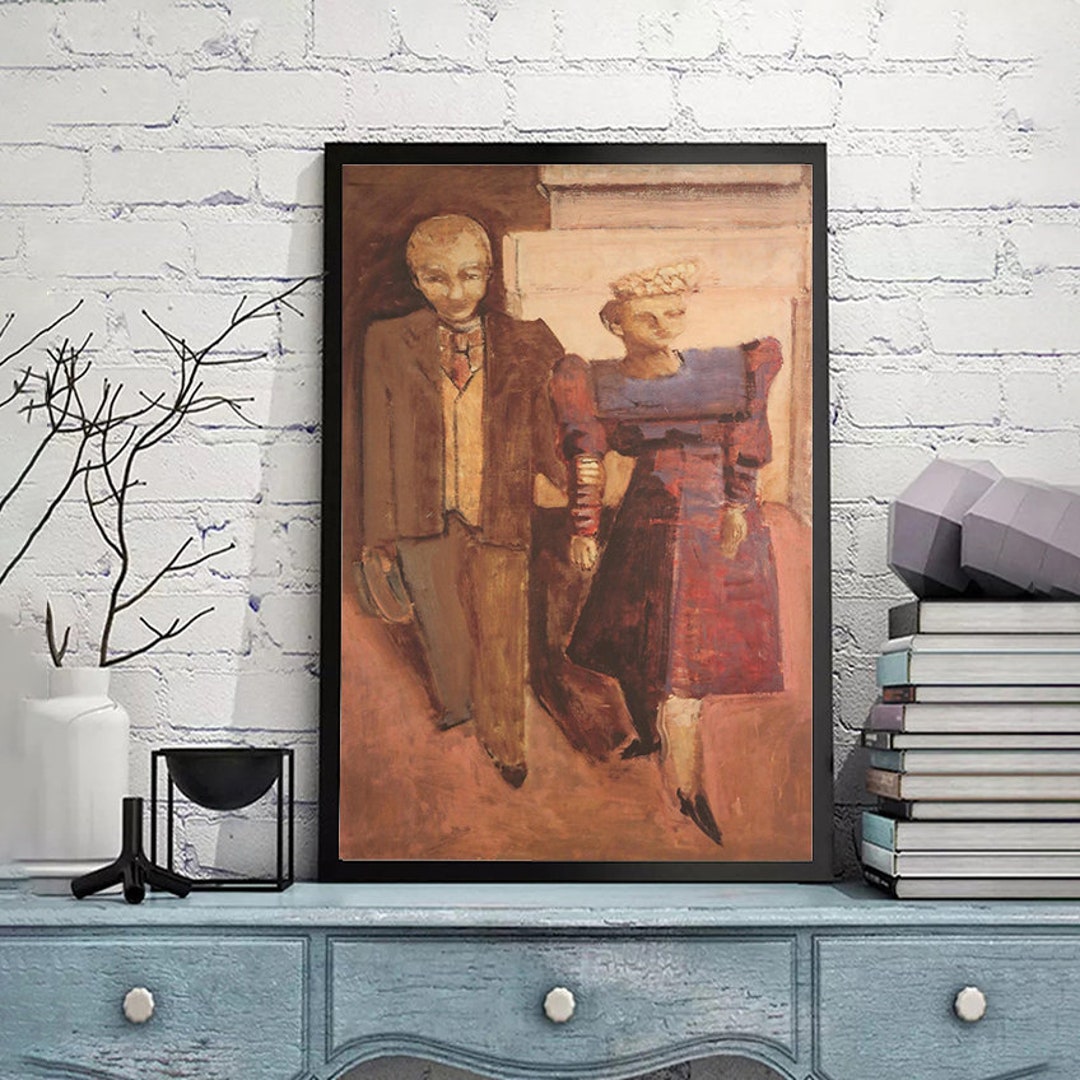 Standing Man And-woman-mark Rothko,rothko Art Poster,home Office Decor ...