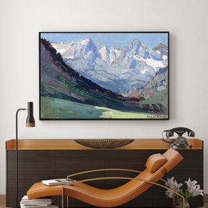 the Eastern Sierra-Edgar Alwin Payne,art prints,home office decor,Giclee wall art,American Western landscape prints,custom size available