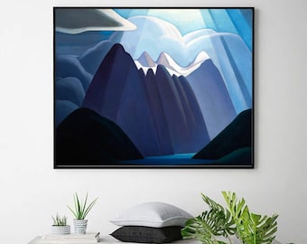 lauren_harris_17-Lawren Stewart Harris,office decor, geometric abstractions,the Group of Seven,Canadian landscape art,Custom sizes available