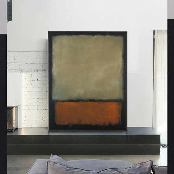 No. 10, 1963-Mark Rothko,Rothko art Poster,home office decor,Modern Wall Decor,Abstract Minimalism Painting,custom size available