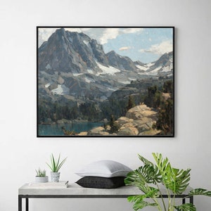 Edgar Alwin Payne-Edgar Alwin Payne,art prints,office decor,Giclee wall art,American Western landscape prints,custom size available010613