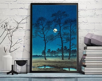 『風景』日本画 東京二十景・芝増上寺 大正14年 サイズ：38.8x25.7cm （東京