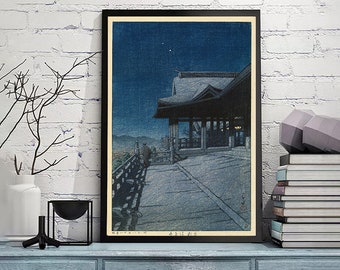 Kawase Hasui-026-Kawase Hasui,Home office decor,Kawase Hasui Print,Japanese Print ,Ukiyo-e Poster,Wall Art poster,Custom sizes available