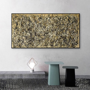 Número 31: Jackson Pollock, Decoración de oficina en casa, Póster de bellas artes, Póster de arte abstracto, Expresionismo, Impresión giclée, Arte de pared, Tamaños personalizados disponibles