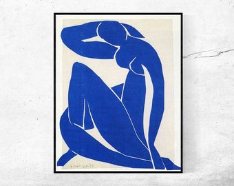 Blue Nude-Henri Matisse,Home Office Decor,Matisse Poster,Giclee Print,Expressionism,Fauvism,Wall Art,Custom size available
