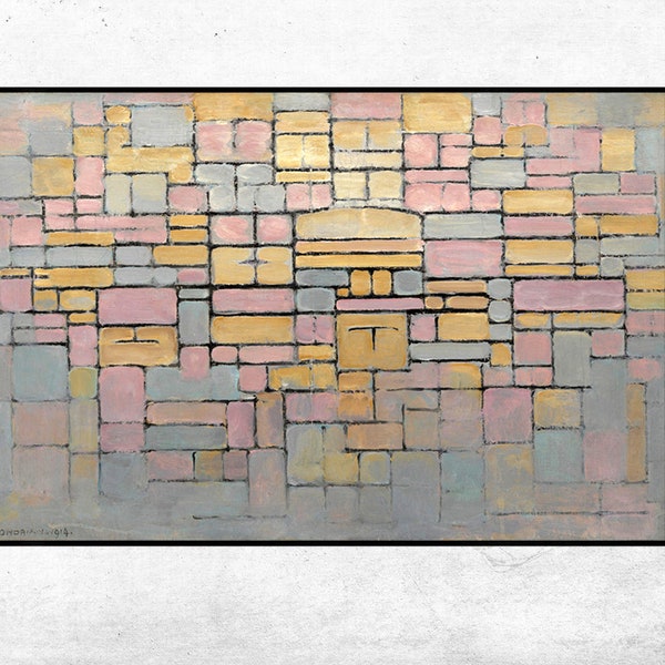 Tableau no. 2  Composition no.V 1914-Piet Mondrian,Giclee Print,Bauhaus wall art,Expressionism Art,Home Decor,Wall Art,Custom size available