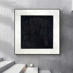 black Square-Kazimir Malevich,Home office decor,Suprametism,Gift Idea,Abstract Modern Posters,canvas Wall Art poster,Custom sizes available