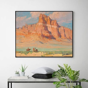 mesa arizona-Edgar Alwin Payne,art prints,home office decor,Giclee wall art,American Western landscape prints,custom size available