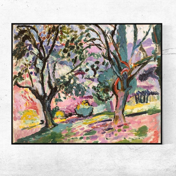 Landscape at Collioure,1906-Henri Matisse,Matisse Poster,Art Giclee Print,Expressionism,Fauvism,Home Decor,Wall Art,Custom size available