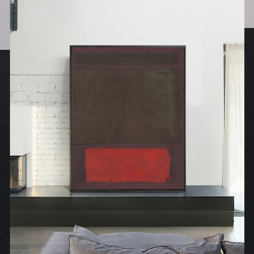 No. 1, 1949-mark Rothko,rothko Art Poster,home Office Decor,modern Wall ...