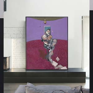 Portrait of George Dyer-Francis Bacon,Home Office Decor,Modern Wall Decor, Surrealist Art,canvas art,Giclee Print,Custom sizes available