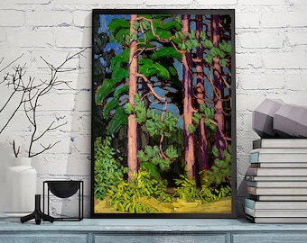 lawren_harris_231-Lawren Stewart Harris,home decor, geometric abstractions,the Group of Seven,Canadian landscape art,Custom sizes available