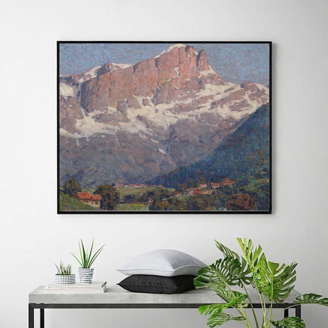 Peaks of St. Gervais-edgar Alwin Payne,art Prints,home Office Decor ...