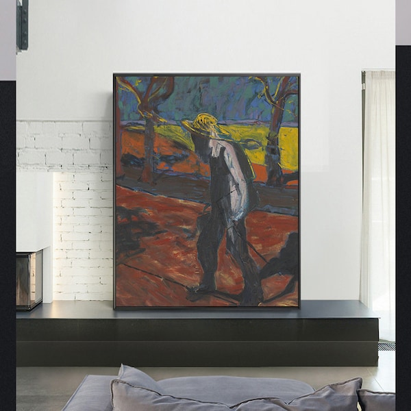 a Portrait of Van Gogh IV-Francis Bacon,Home Office Decor,Modern Wall Decor, Surrealist Art,canvas art,Giclee Print,Custom sizes available