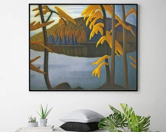 lauren_harris_36-Lawren Stewart Harris,office decor, geometric abstractions,the Group of Seven,Canadian landscape art,Custom sizes available