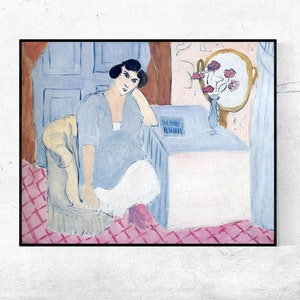 The Inattentive Reader-Henri Matisse,Matisse Poster,Giclee Print,Expressionism,Fauvism,Home Office Decor,Wall Art,Custom size available