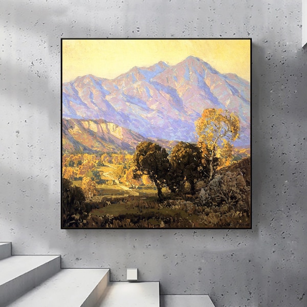 Canyon Mission Viejo,Capistrano-Edgar Alwin Payne,Kunstdrucke,Dekor,Giclee Wandkunst,Amerikanische Western Landschaft Drucke,benutzerdefinierte Größe verfügbar