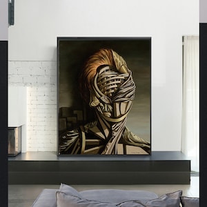 Small_Portrait-Kay Sage,Home Office Decor,Décor surréaliste,Impression d’art,Affiche d’art abstrait,Giclee Print,Wall Art,Taille personnalisée disponible