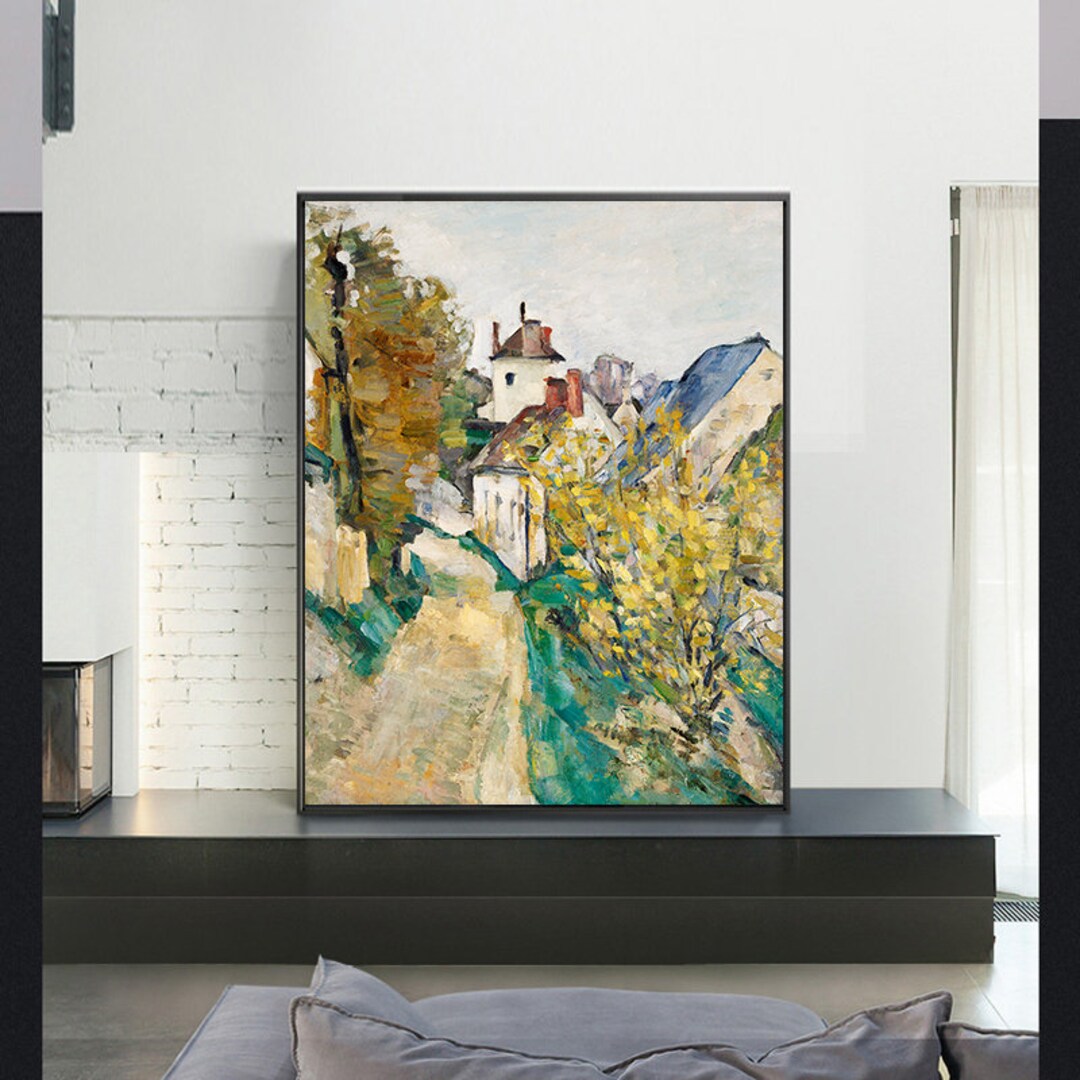 The House of Dr. Gachet paul Cezanne,home Office Decor,fine Art Poster