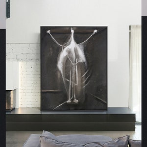 Crucifixion -Francis Bacon,Home Office Decor,Modern Wall Decor, Surrealist Art,canvas art,Giclee Print,Custom sizes available