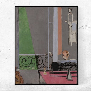 The Piano Lesson, 1916-Henri Matisse,Home Office Decor,Matisse Poster,Giclee Print,Expressionism,Fauvism,Wall Art,Custom size available