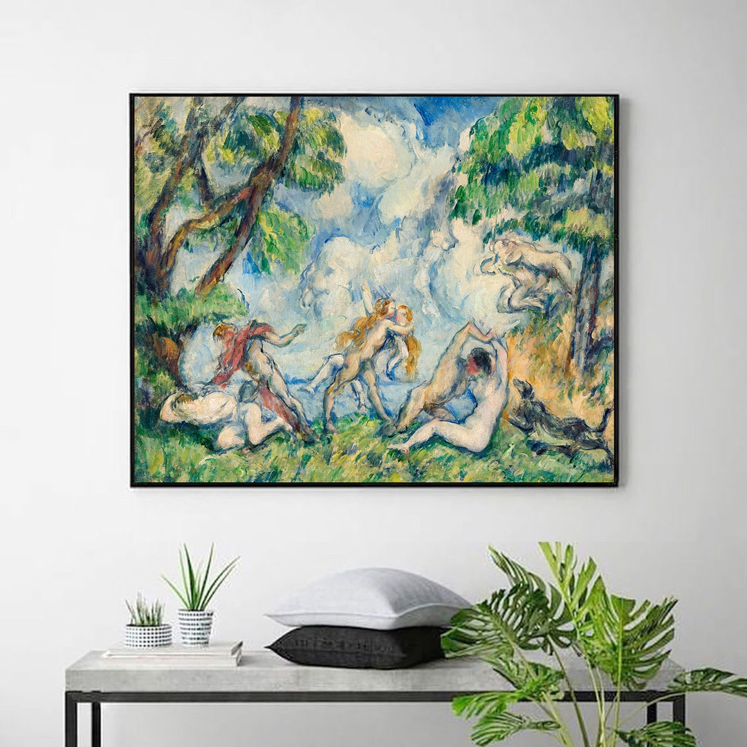 The Battle of Love paul Cezanne,home Office Decor,fine Art Poster