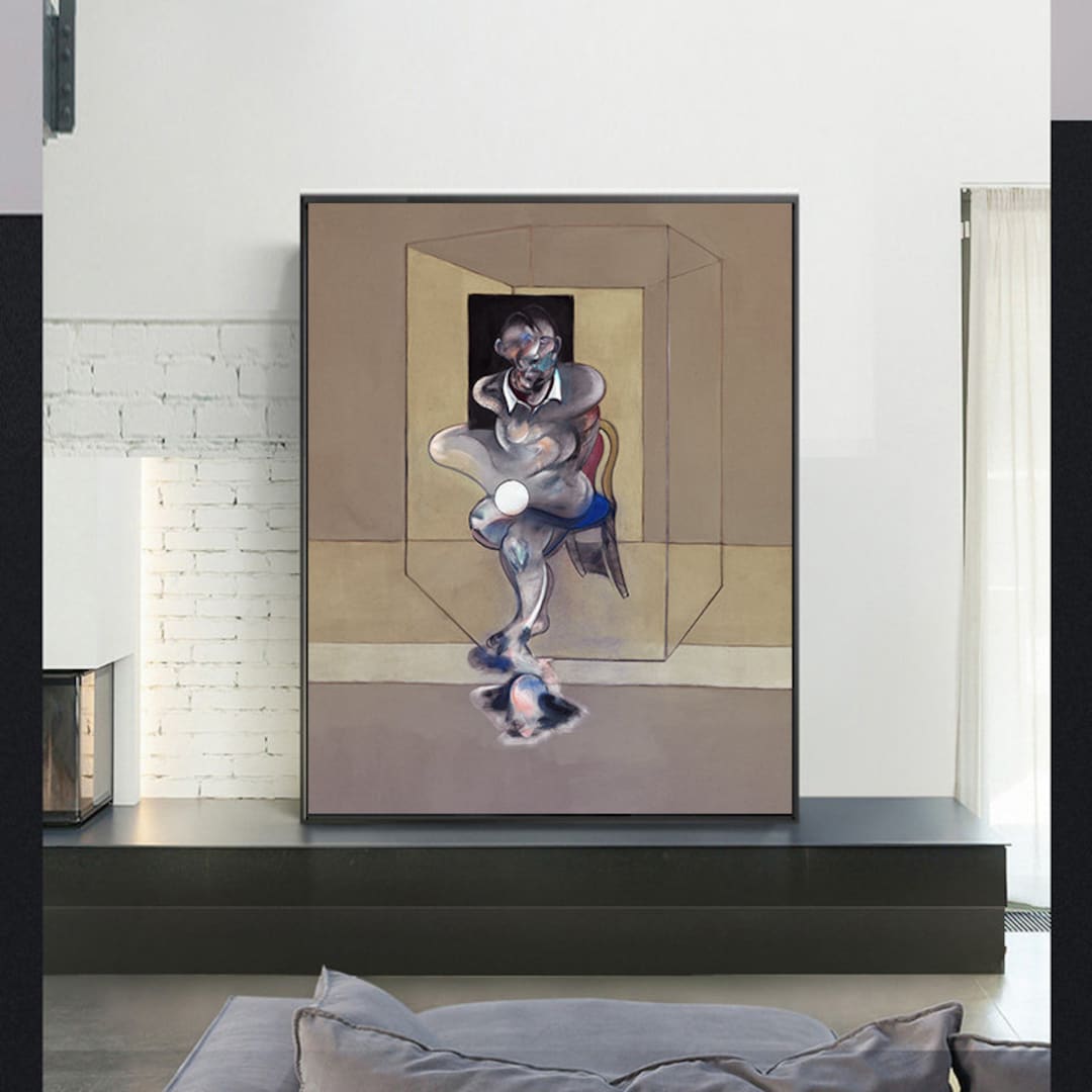 Study-for-Self -Francis Bacon,Home Office Decor,Modern Wall Decor, Surrealist Art,canvas art,Giclee Print,Custom sizes available