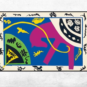 jazz-Henri Matisse,Home Office Decor,Matisse Poster,Giclee Print,Expressionism,Fauvism,Wall Art,Custom size available