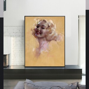 Pin-Up-ROLF ARMSTRONG,Giclee Repro Print,Retro Deco Pin-Up,American pin up girl,Home Office Decor,Wall Art,Custom size available