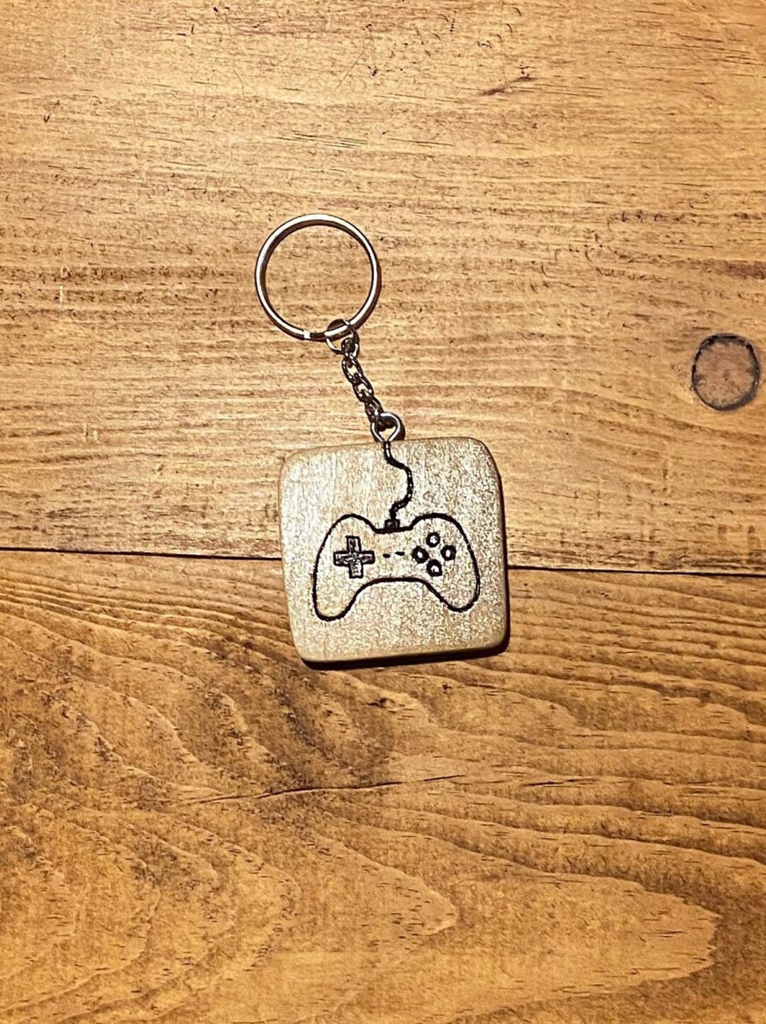 Handmade Wooden Game on Keychain, Keychain for Him, Gamers Keychain Etsy