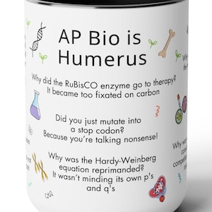 AP Bio-mok - Inside Jokes voor docenten, docenten en vrienden - AP-biologiemok voor leraar Grappige biologie-koffiemok, studiemok voor AP Bio, cadeau
