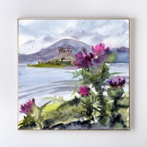 Scotland Painting Scottish Art PRINT Scotland Wall Art