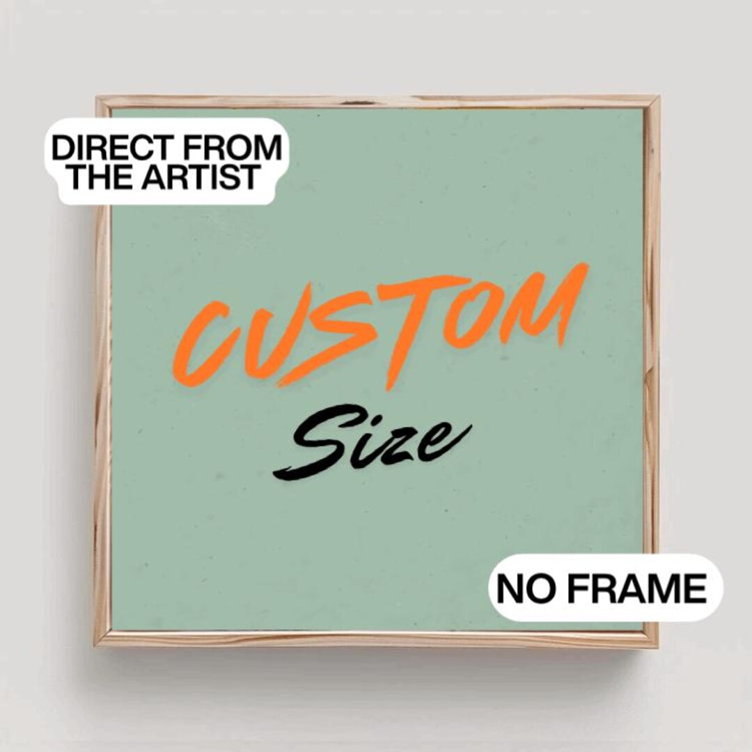 Custom Size Print - Etsy