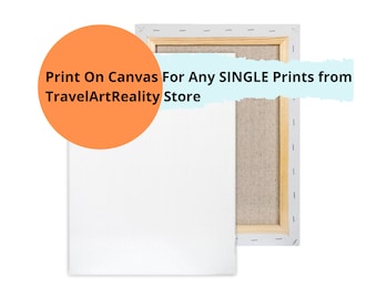 Print On Canvas For Any Single Prints From The Shop