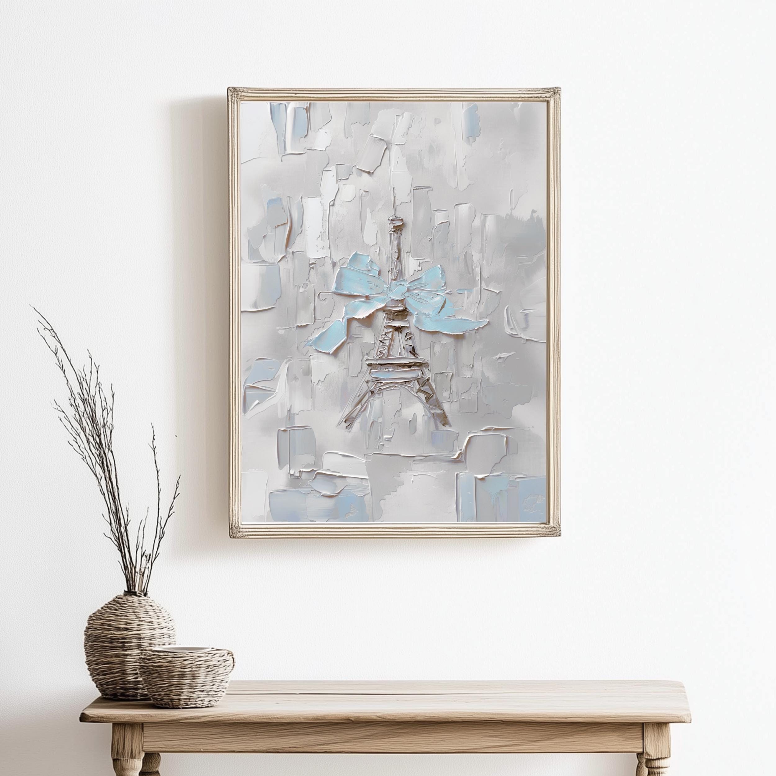 Eiffel Tower Painting Paris Print From an Original Impasto Oil Painting ...