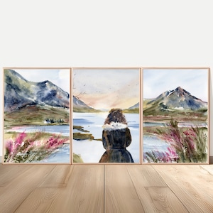 Scottish Gifts Scotland Set of 3 Prints