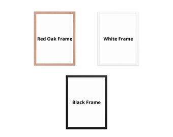 Framed Poster Options For Any SINGLE Print from the SHOP