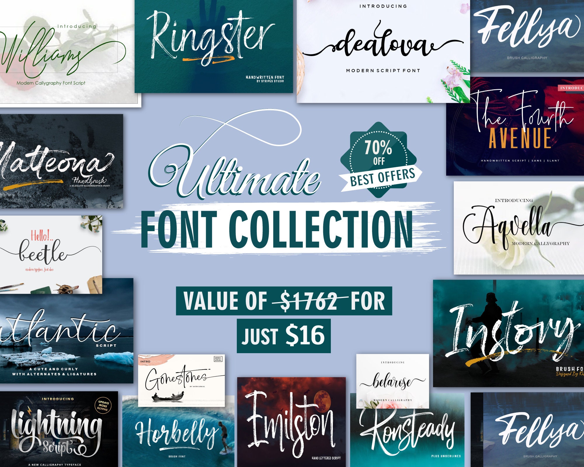 Brush Script Sign - Etsy