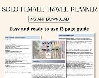 Charleston-reisgids alleen voor vrouwen: driedaagse reisroute (pdf-download)