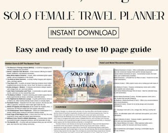 Atlanta Solo Female Travel Guide: 3-Day Itinerary (Digital Download)