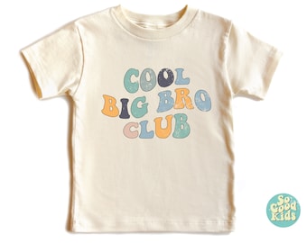 Cool Big Bro Club Shirt, Big Bro Kids Shirt, Baby Announcement Shirt, Toddler Shirt, Bro Love Shirt, Cool Brother Shirt, Brother Kids Shirt
