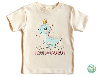 Personalised Dinosaur T-Shirt , Custom Dino Shirt, Birthday Gift , Customized Dinosaur Shirt , Toddler Dino , Dinosaur Tshirt ,