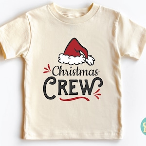 Christmas Crew Kids Shirt, Merry Christmas, Toddler Christmas Shirt, Christmas Gift For Kids, Retro Christmas Kids Shirt, Matching Christmas