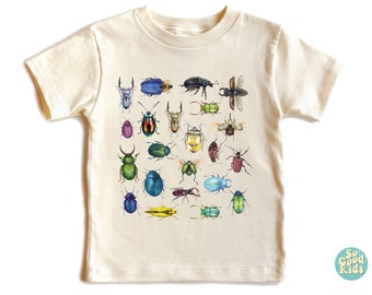 Kids Bug Shirt - Bug Identification Types Of Insects Tee Kids Bug Shirt - Bug Identification Types Of Insects Tee