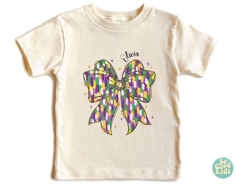 Mardi Gras Kids Shirt, Personalized Mardi Gras Shirt for Kids, Youth Mardi Gras, Kids Mardi Gras Shirt, Toddler Shirt, Kids Gift Shirt