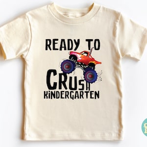 Ready To Crush Kindergarten Shirt, Boys Back To School Shirt, Kindergarten Baby Shirt, First Day Of School Shirt, Kindergarten Shirt